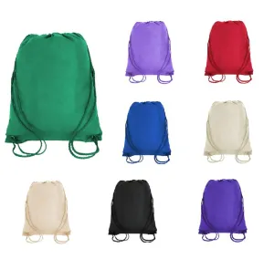 100pcs Budget Drawstring Bag Small Size / Junior Cinch Packs - GK420