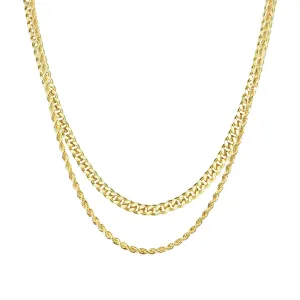 2.5mm Rope Chain   3.5mm Cuban Link Bundle