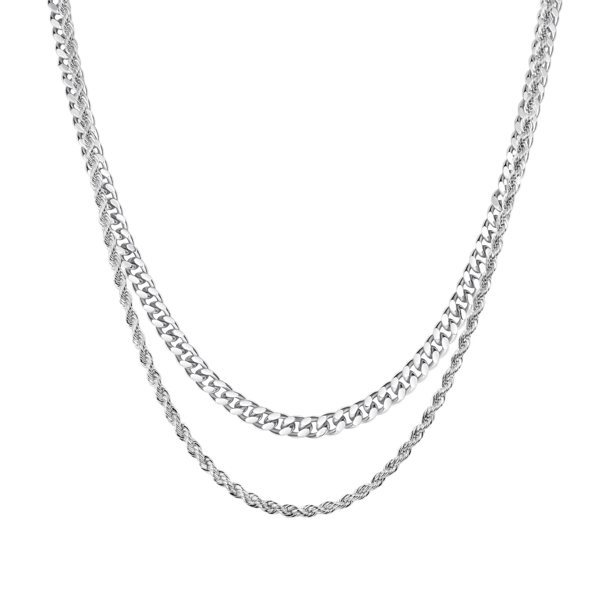 2.5mm Rope Chain   3.5mm Cuban Link Bundle