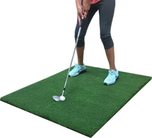 Premium 3x3 Feet Large Golf Training Mat - Perfect for Backyard Golf Practice