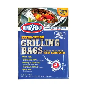 4-Pack Foil Grilling Bags BBP0496TB