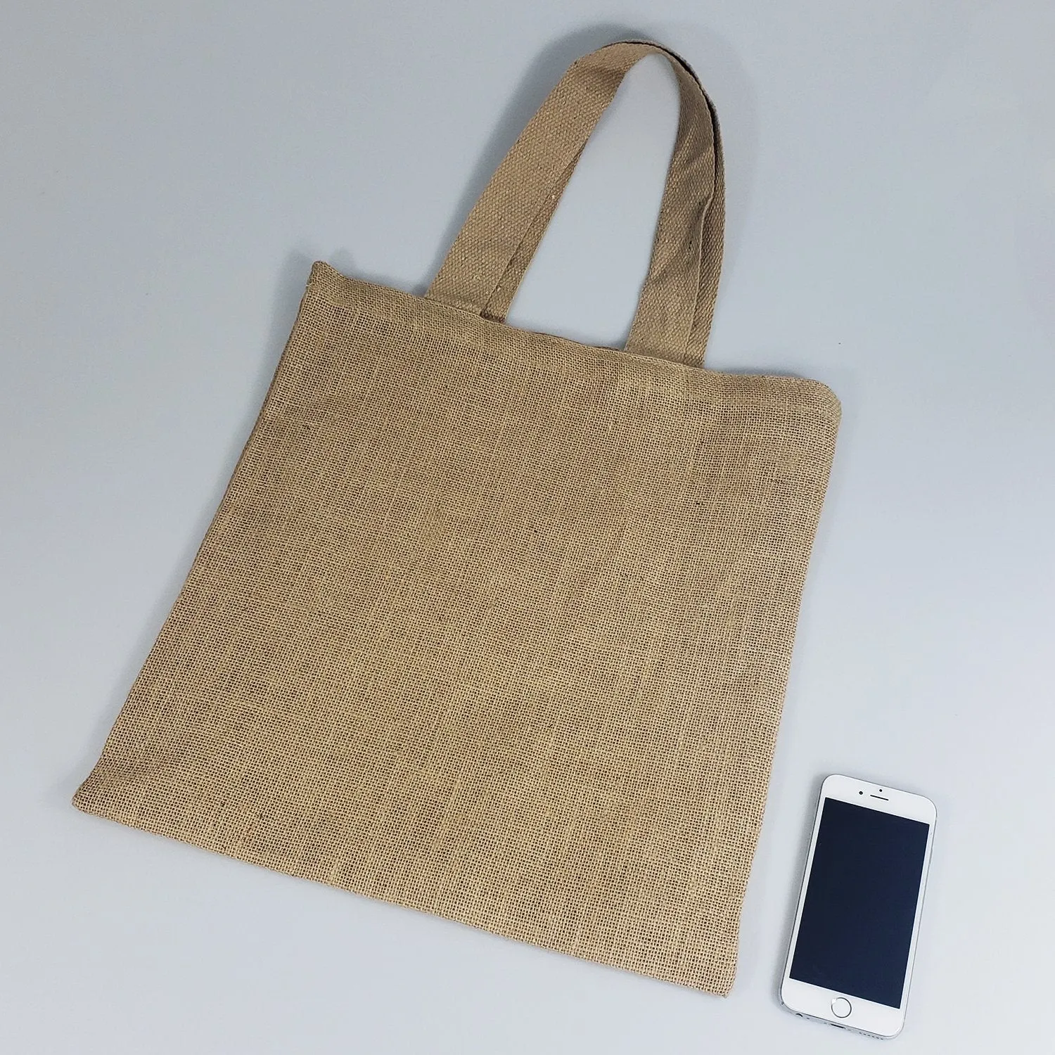 96 ct Wholesale Burlap Bags - Promotional Jute Tote Bags - By Case