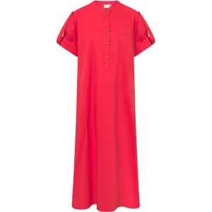 Abi dress with cool details / 100004 - Red