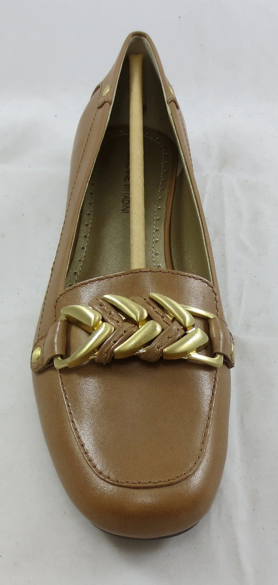 ADRIENNE VITTADINI Women's Caitee Loafer - Camel - MSRP $99