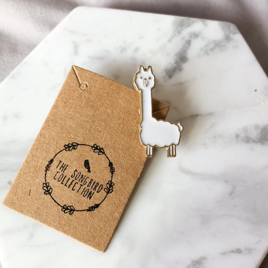 Alpacas and Llamas Enamel Pins