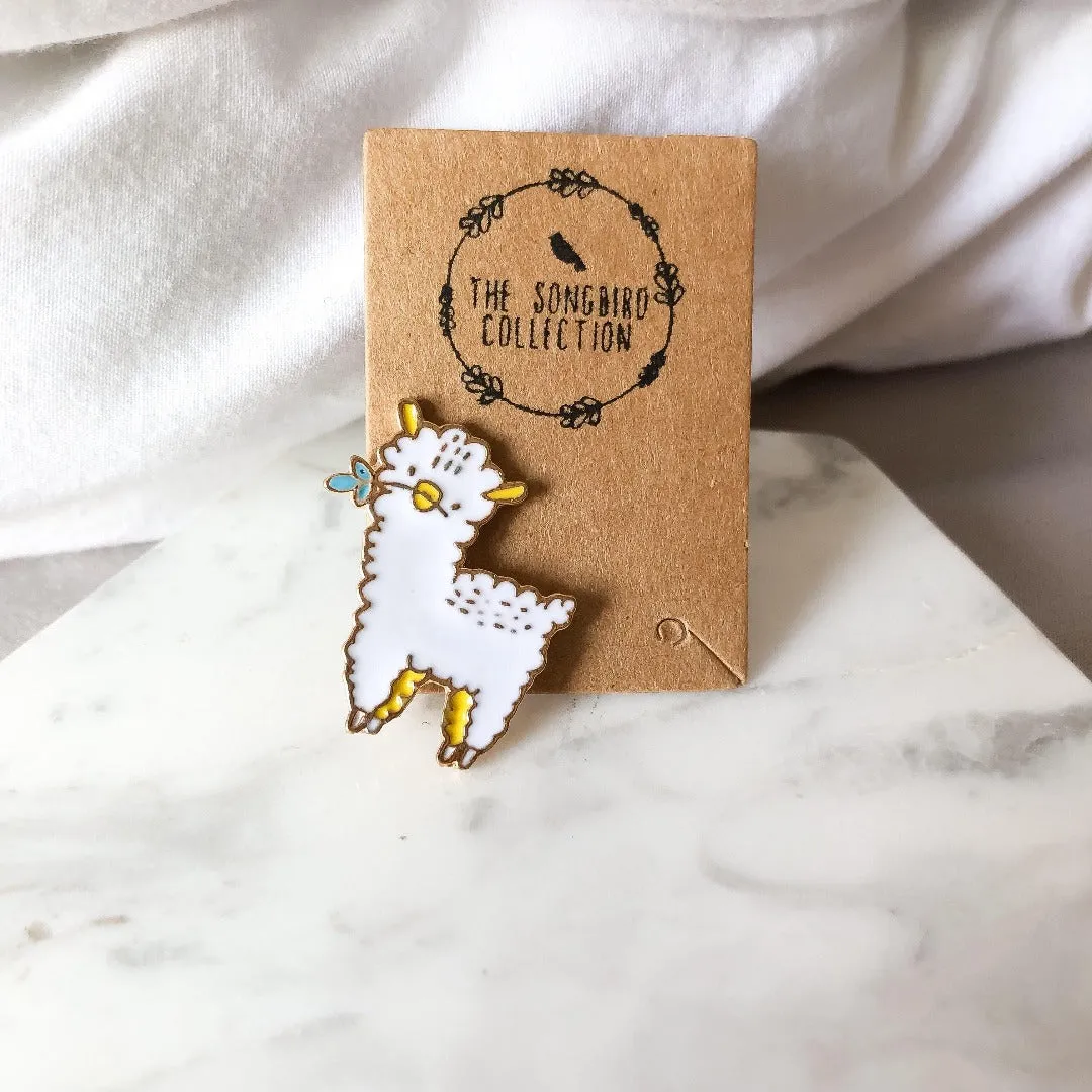 Alpacas and Llamas Enamel Pins