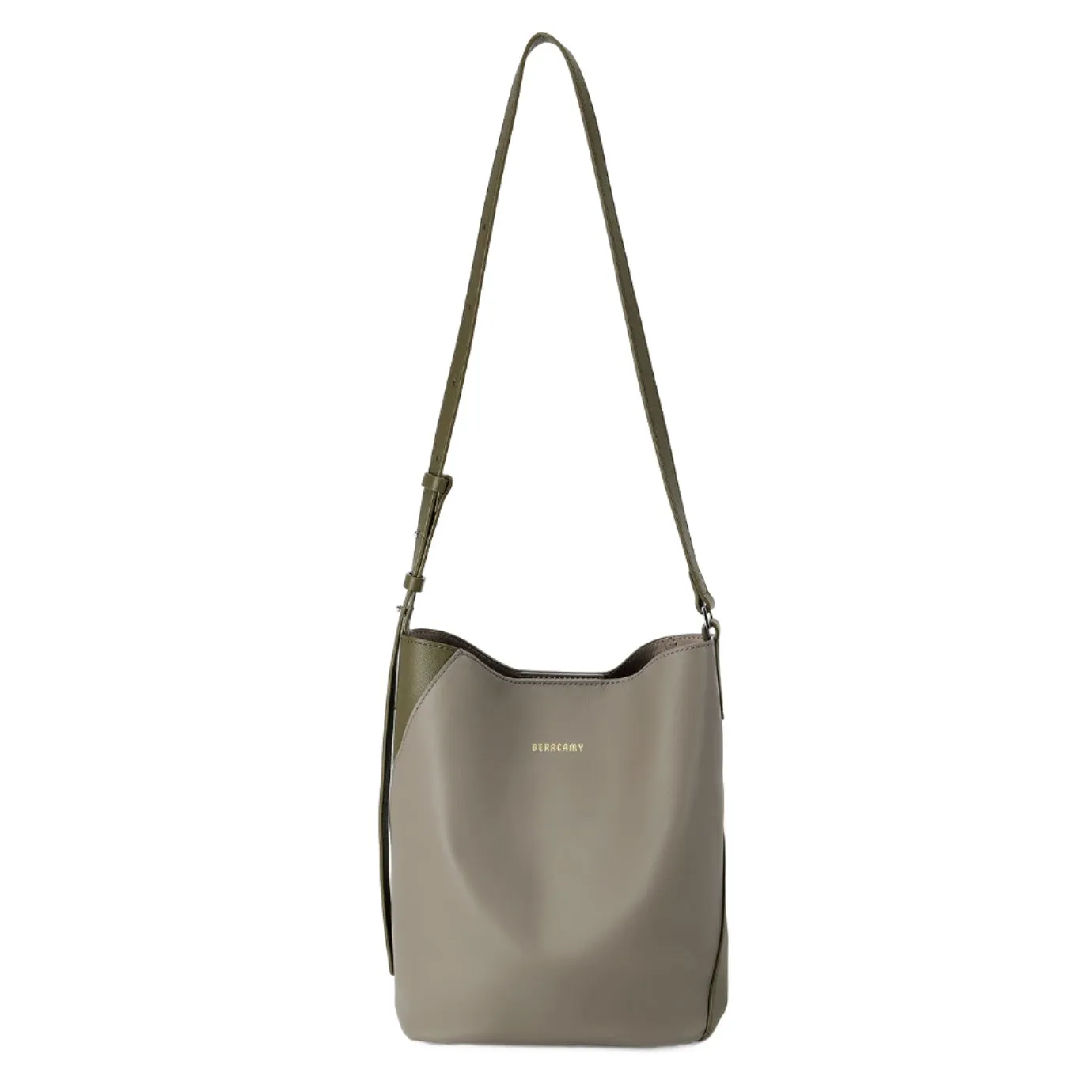 ANAIS Petit Sac Bandoulière - Gris / Olive