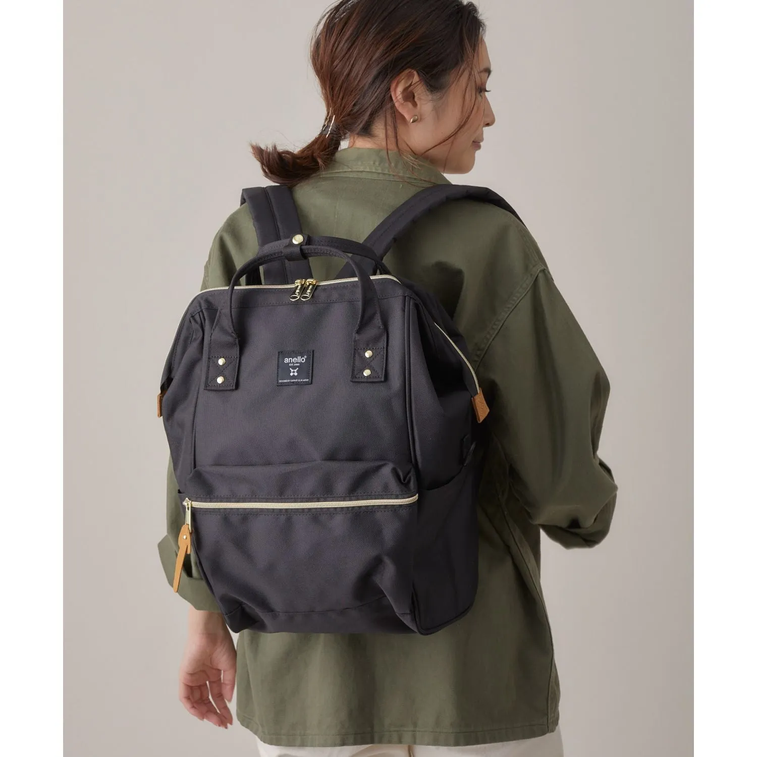 Anello Cross Bottle Kuchigane Backpack R