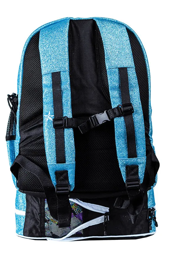 Arctic Blue Rebel Dream Bag with White Zipper