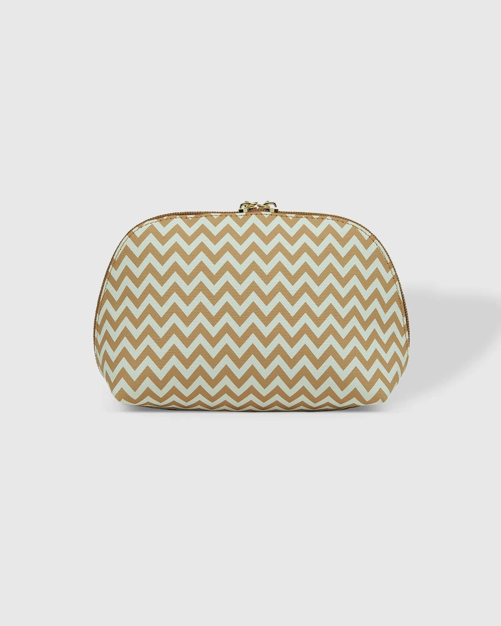 Baby Audrey in Chevron Camel