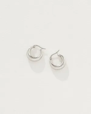 Baby Coralia Hoops Silver