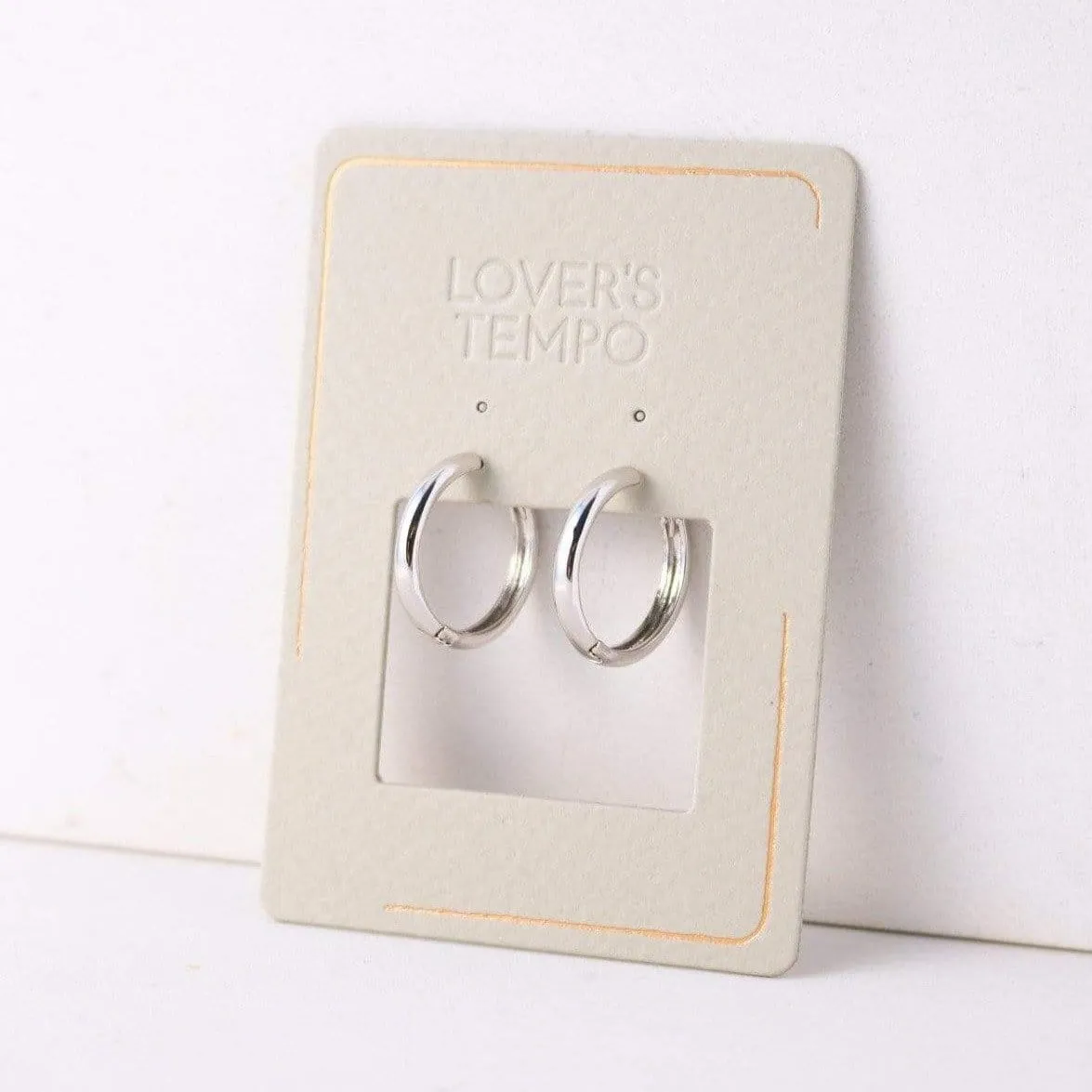 Bea 20mm Hoop Earrings Silver