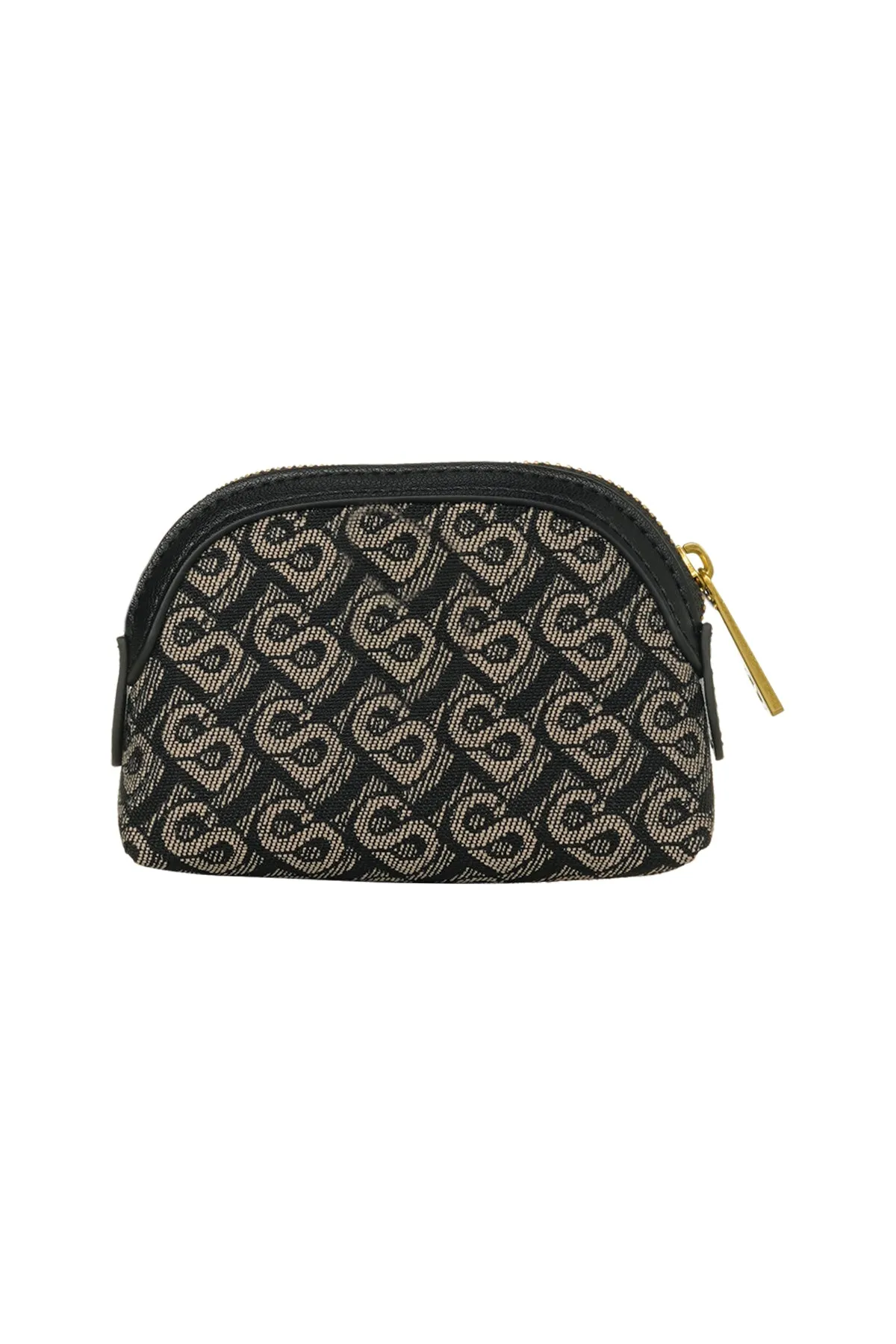 Bimu Jacquard Cosmetic Pouch Small - Black