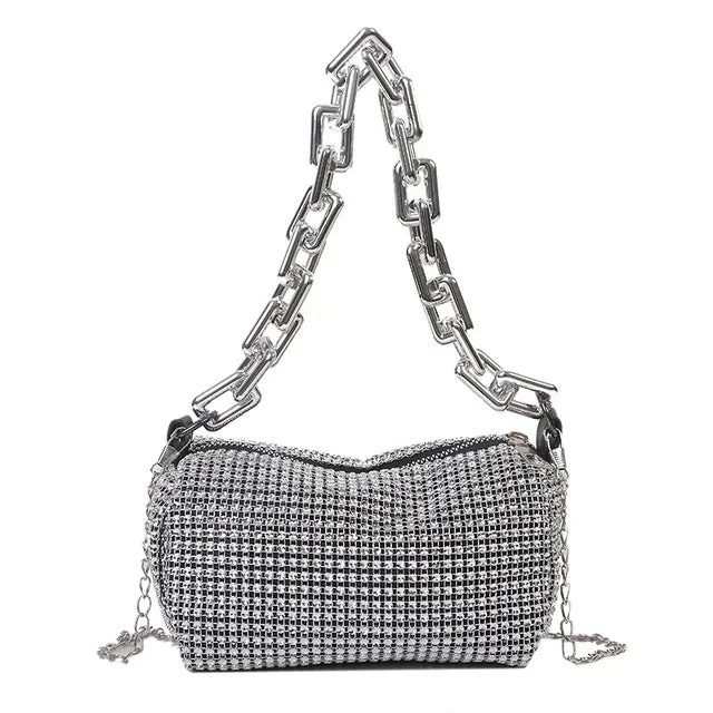 Bling Diamond Design Small Crossbody for Women 2022