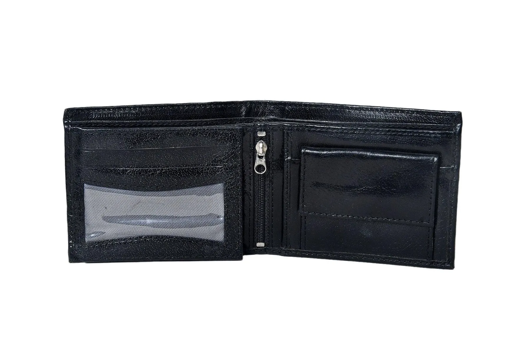 Celtic Black Color Pure Leather Wallet For Men, Art:- LA-1397