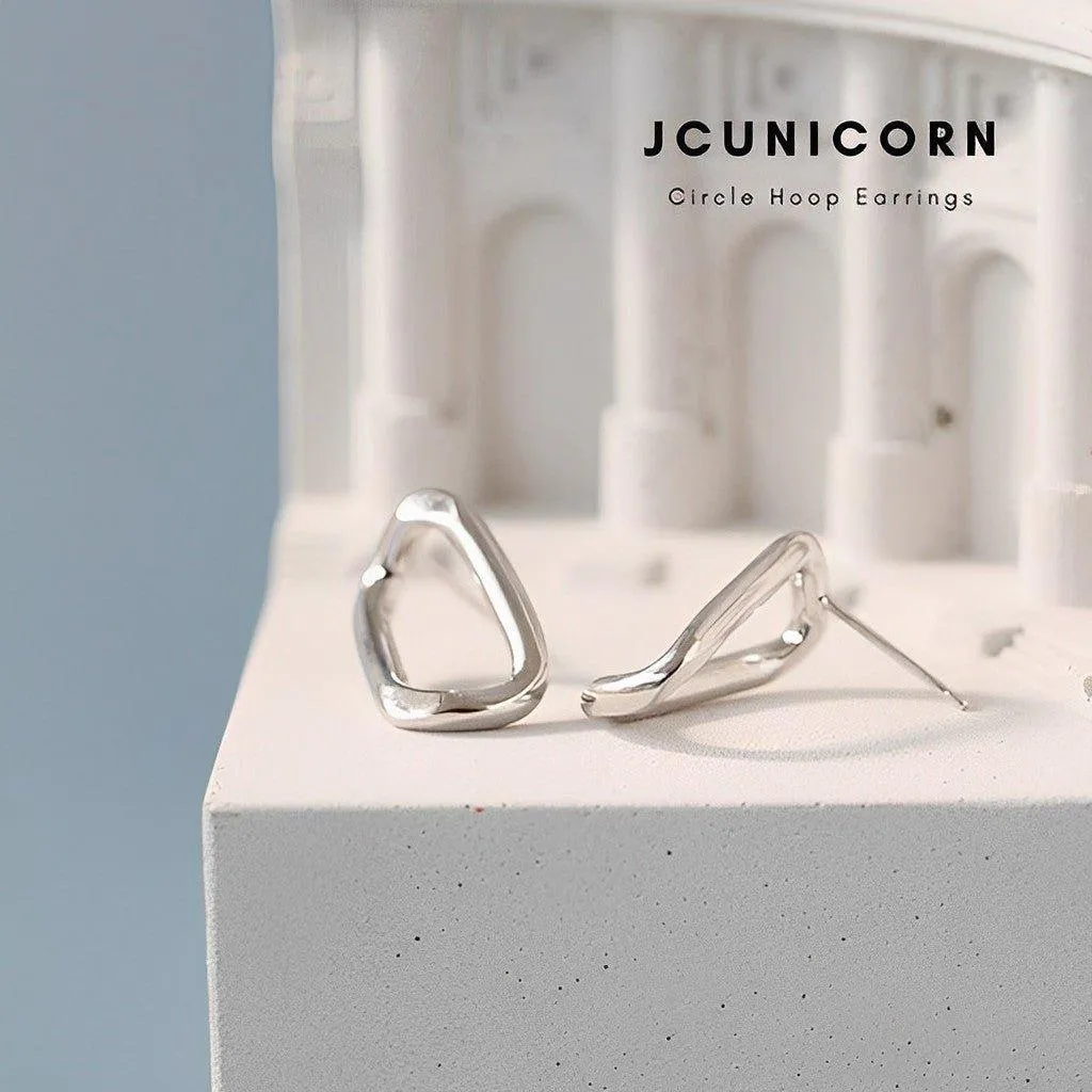 Circle Hoop Earrings