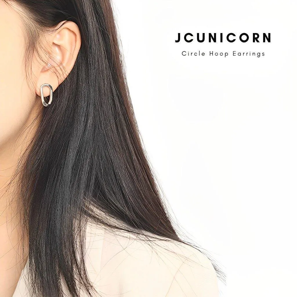 Circle Hoop Earrings