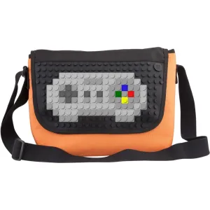 Creative Pixel Fold Over Messenger Bag