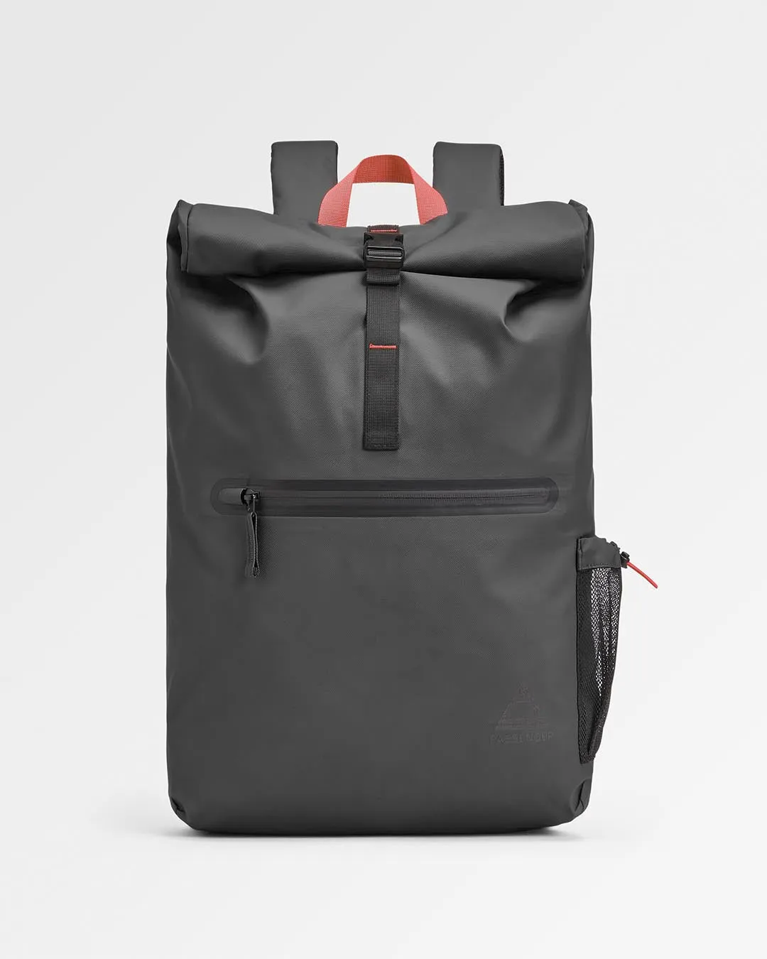 Crossing Roll Top Backpack - Charcoal/ Black