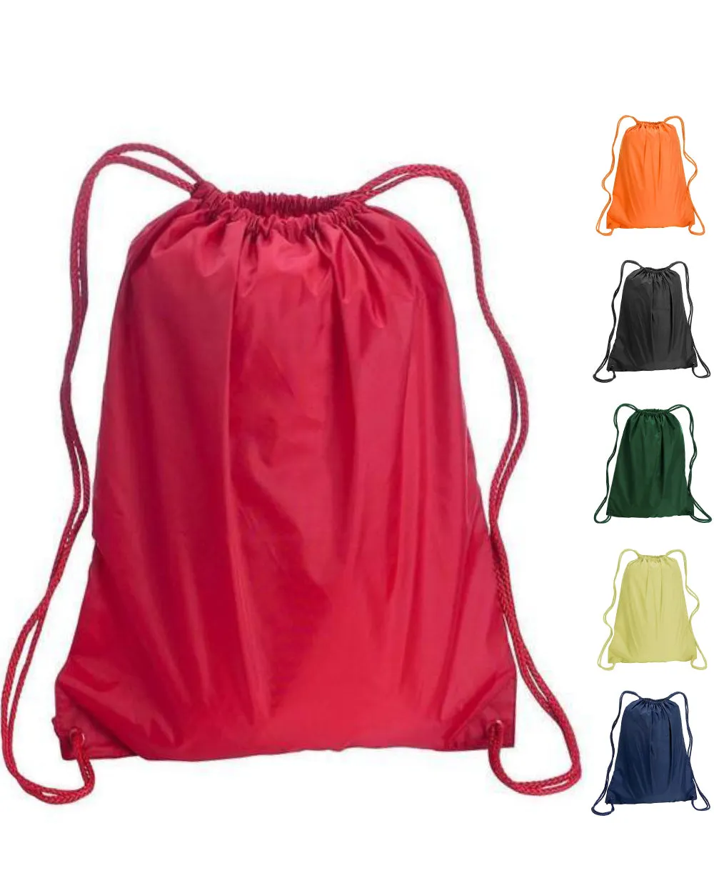 Drawstring Backpacks Sport Cinch Bags - LARGE - POL20