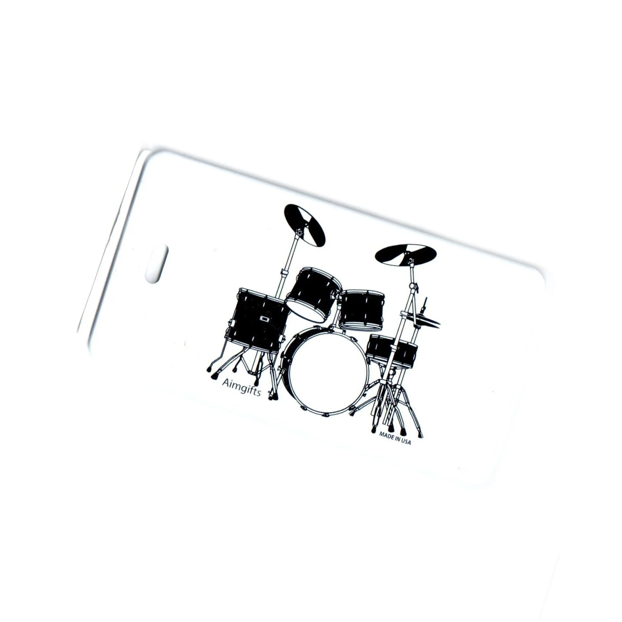 Drum Set Luggage Tag