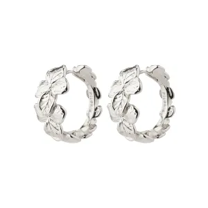 ECHO recycled hoop earrings silver-plated