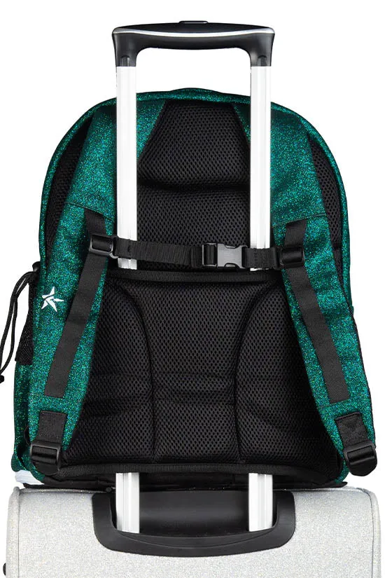 Emerald Green Rebel Dream Bag Plus with White Zipper