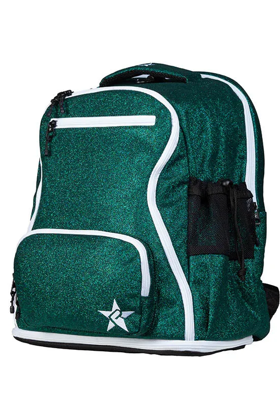 Emerald Green Rebel Dream Bag Plus with White Zipper