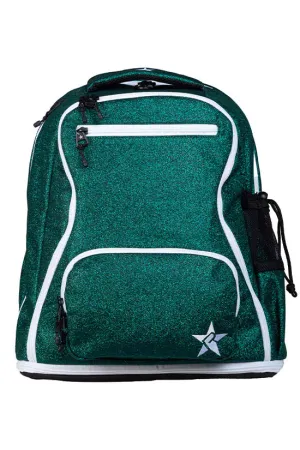 Emerald Green Rebel Dream Bag Plus with White Zipper