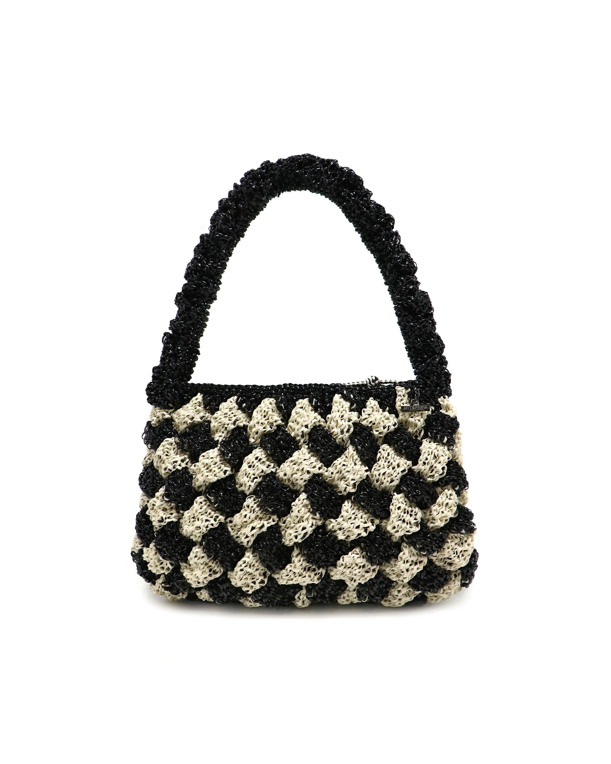 Entrelac Shoulder Wirebag