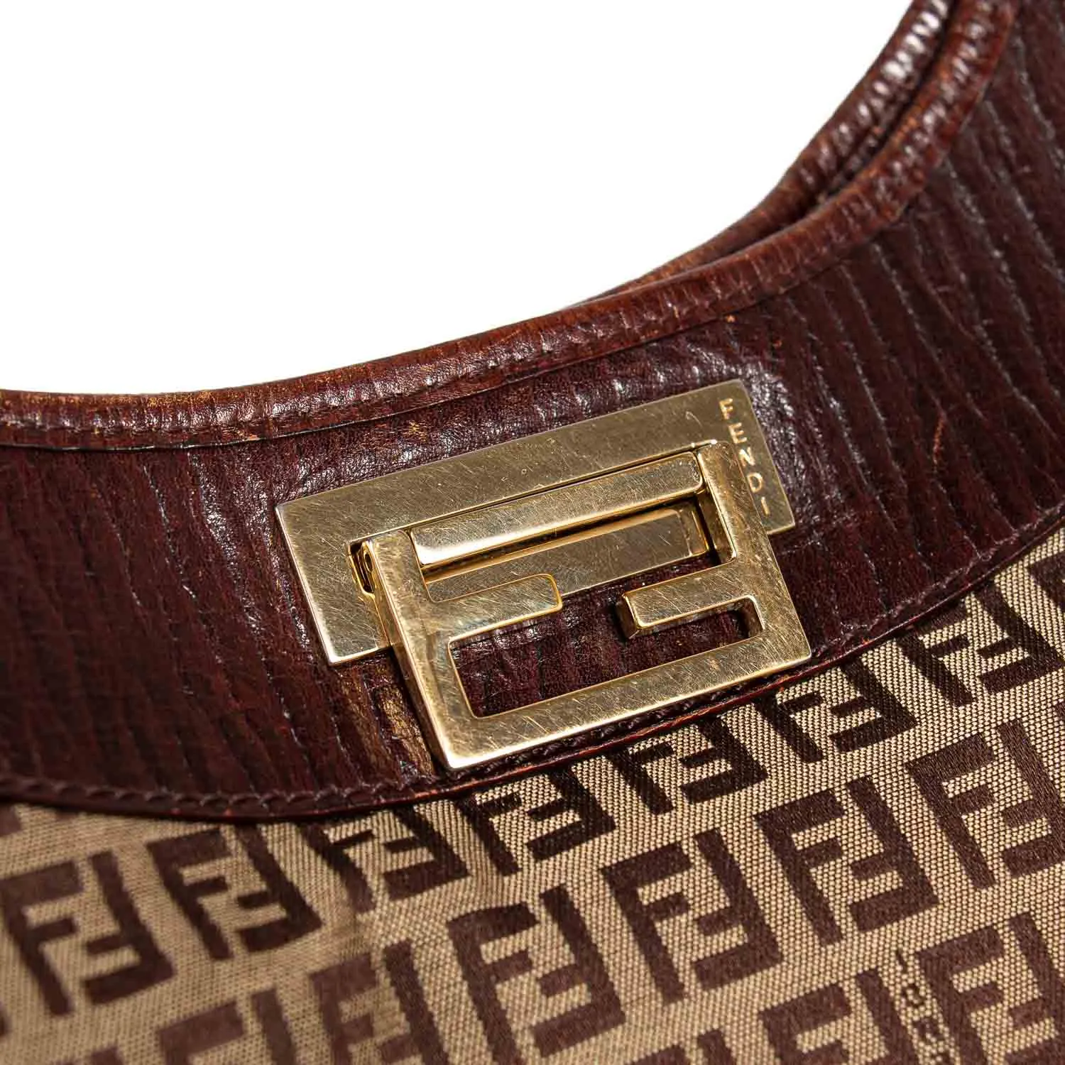 Fendi Vintage Zucca Hobo Bag