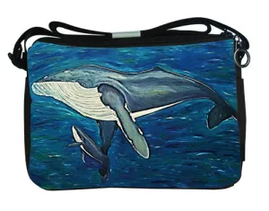 Humpback Whale Signature Messenger Bag- Enduring Intoner