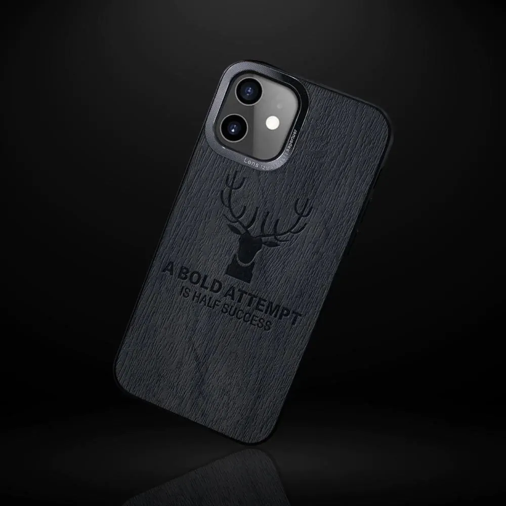 iPhone 12 Pro Max Deer Pattern Inspirational Soft Case