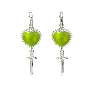 JULIET Silver Earrings | Peridot