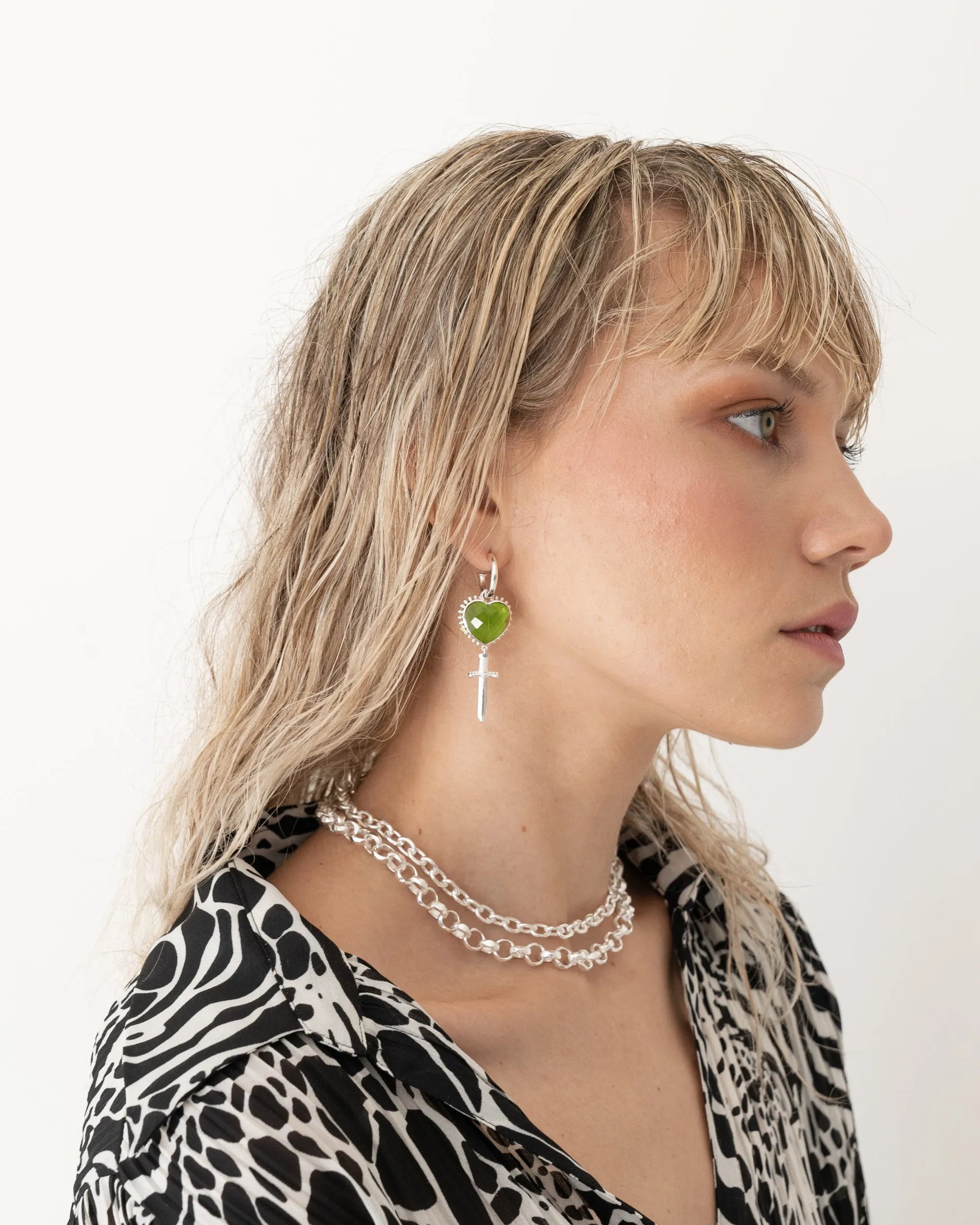 JULIET Silver Earrings | Peridot