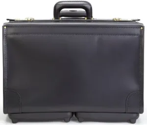 Korchmar LITIGATOR C1084-18 Leather 18" Wheeled Catalog Case