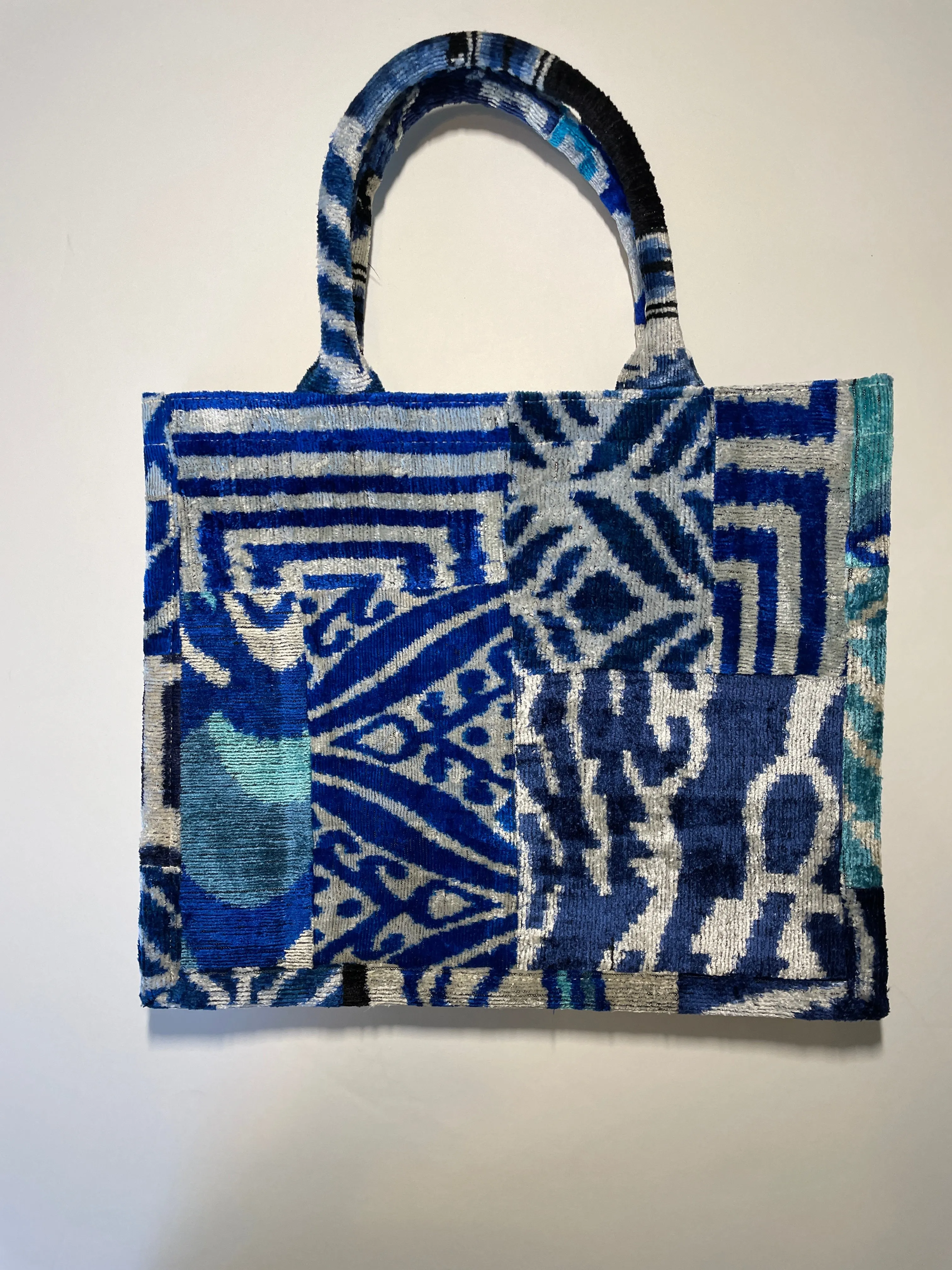 Large Tote Ikat Handle