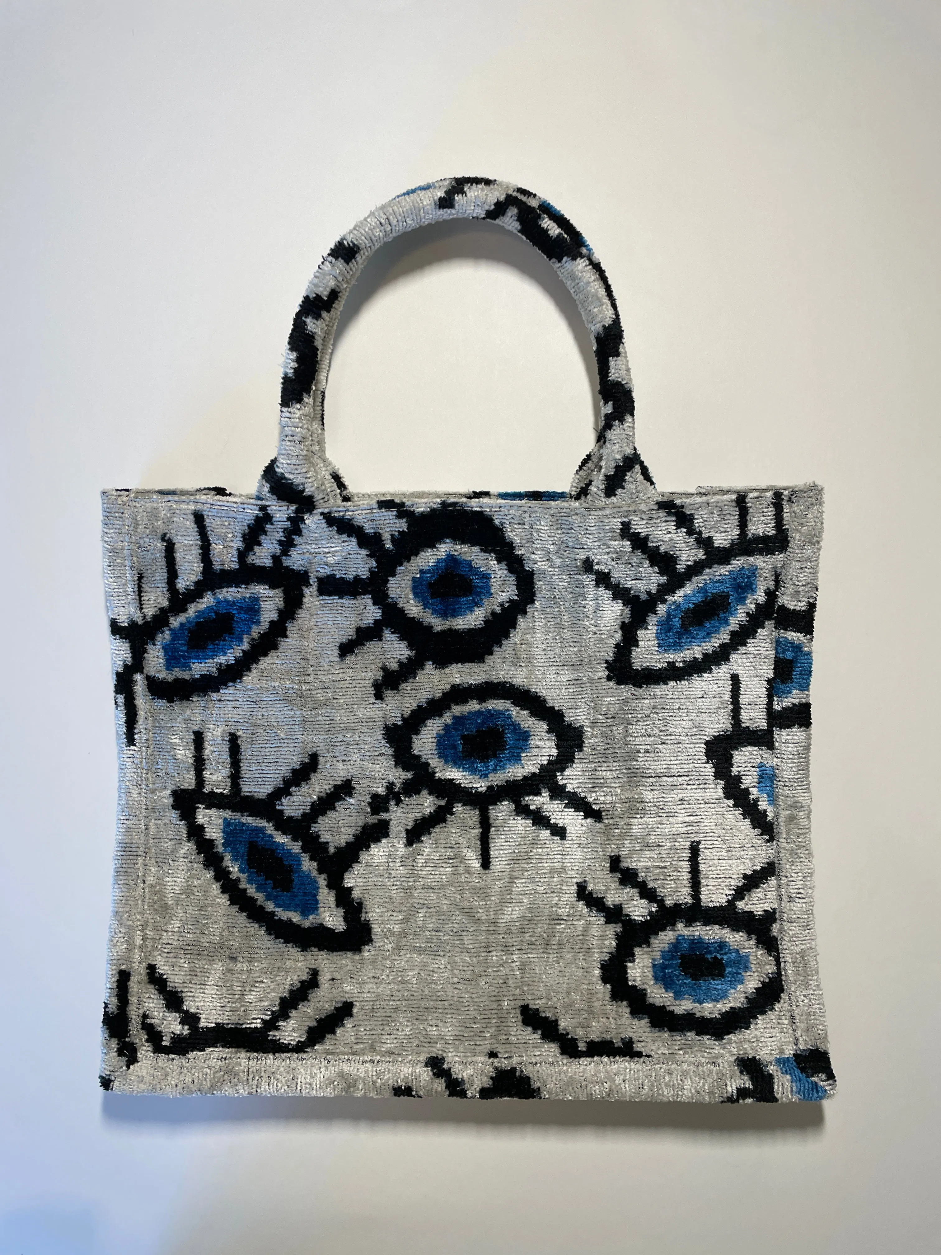 Large Tote Ikat Handle