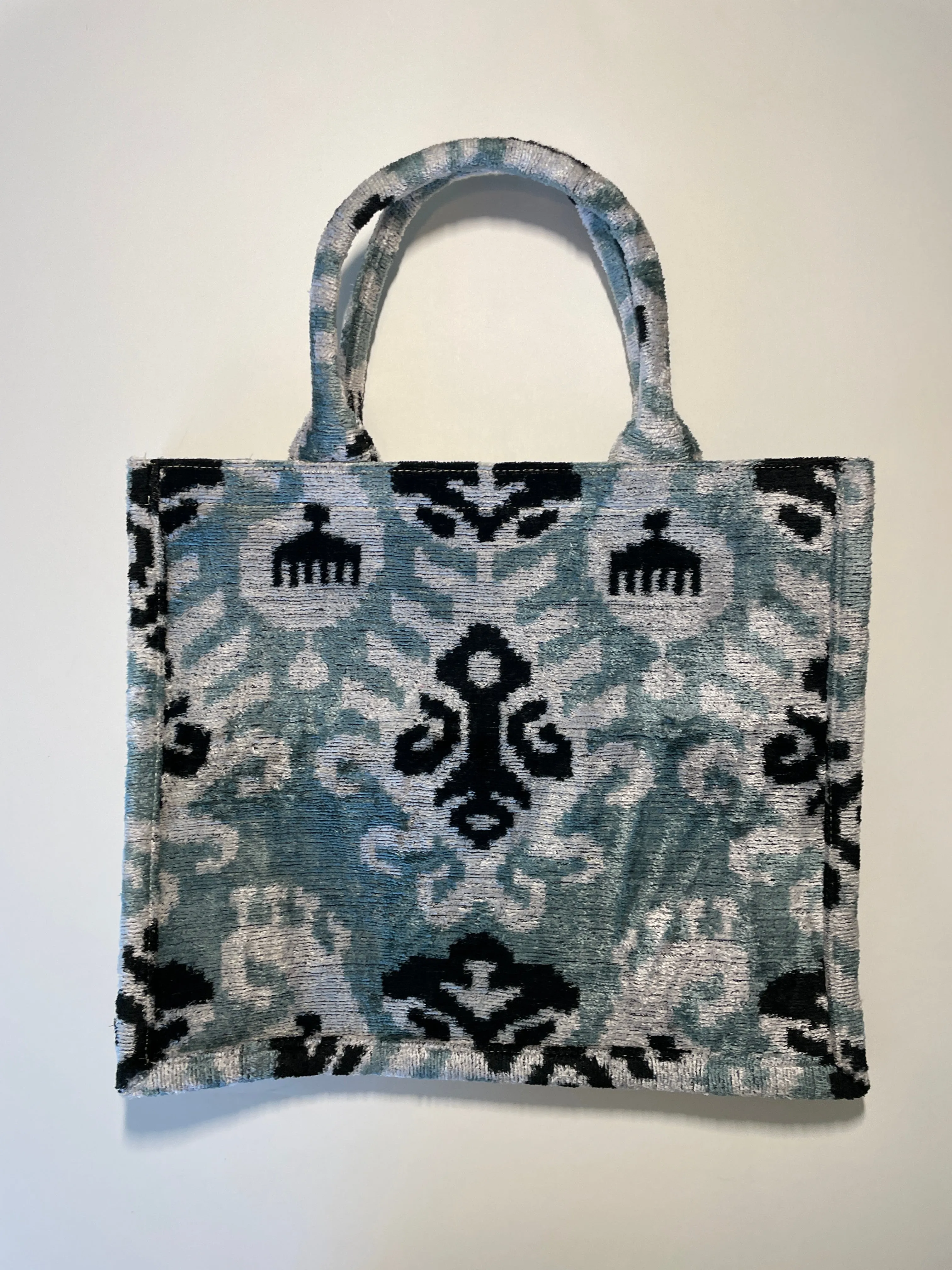 Large Tote Ikat Handle