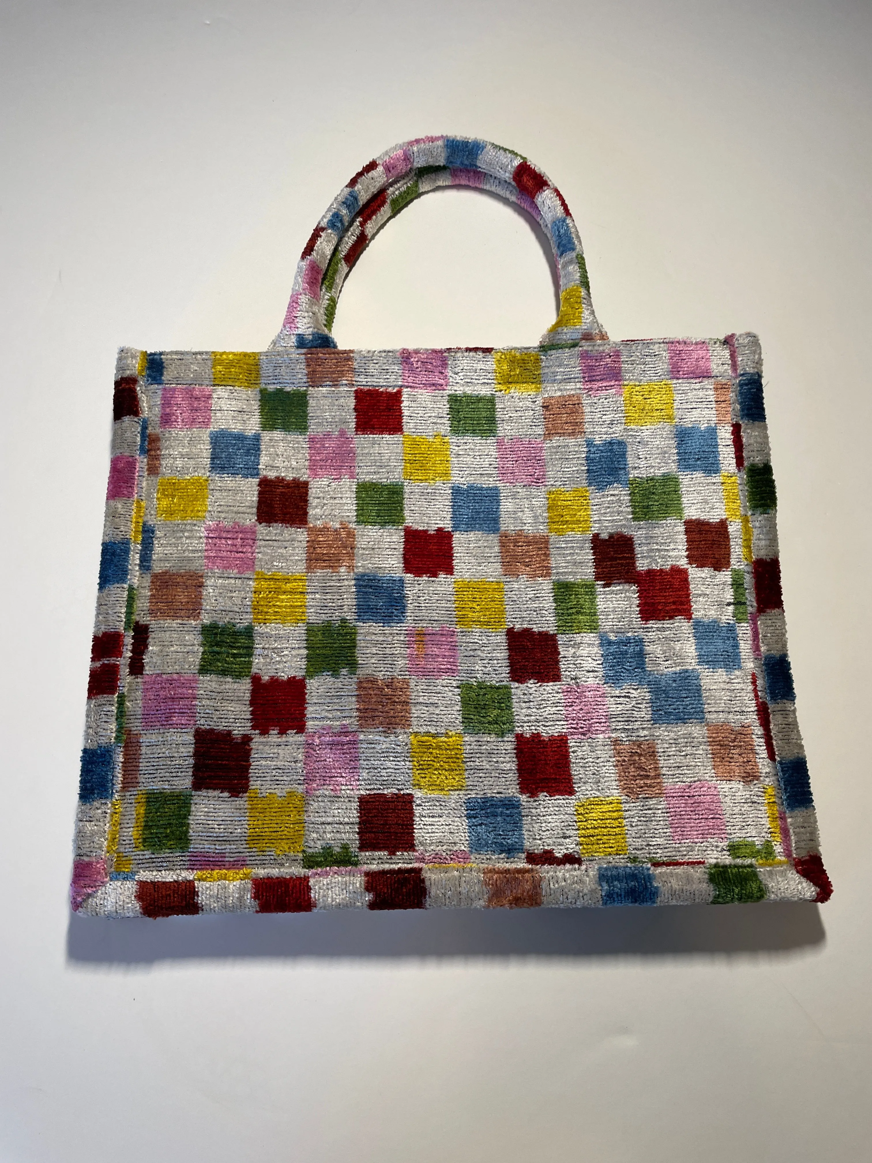 Large Tote Ikat Handle