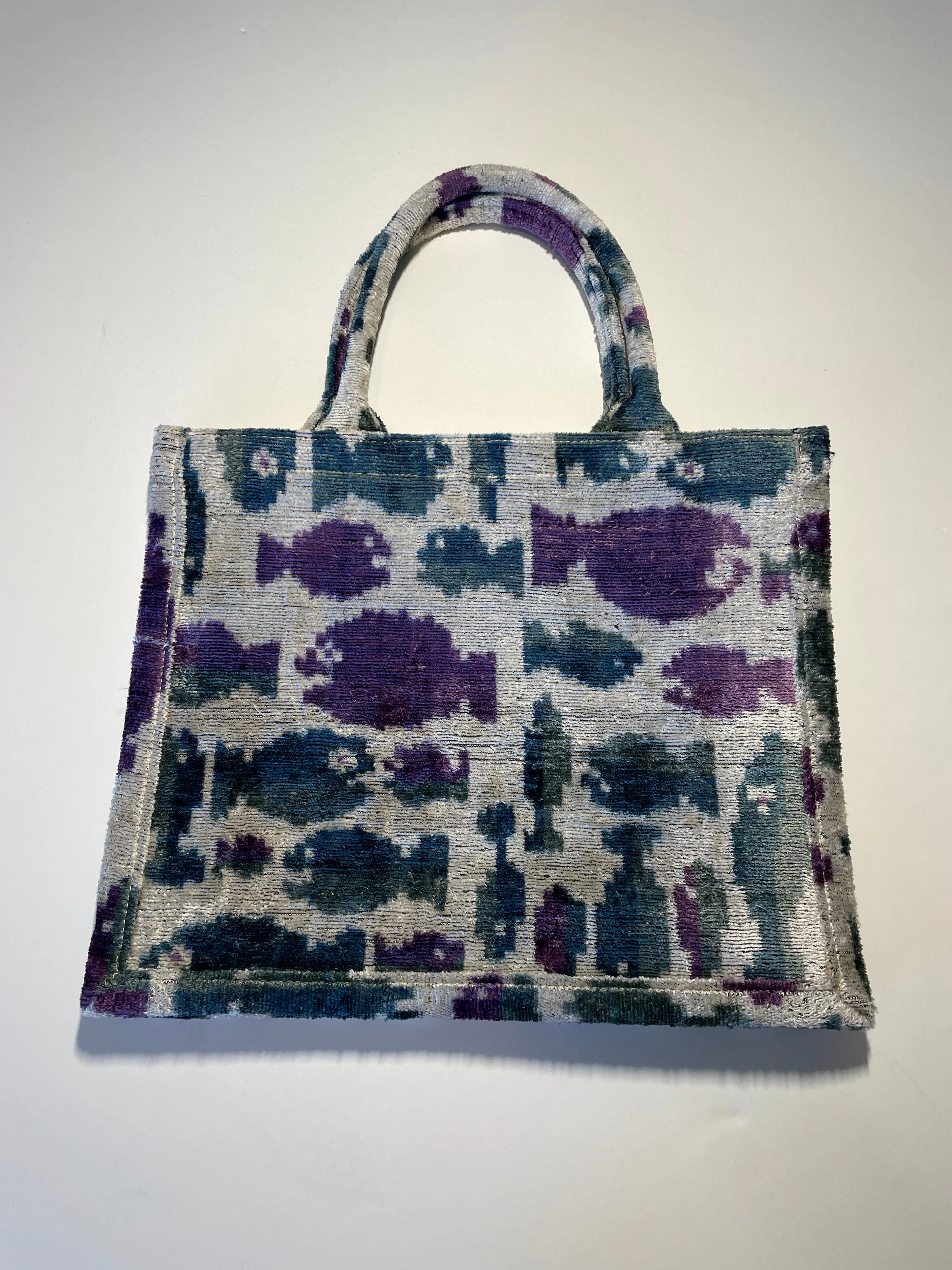 Large Tote Ikat Handle