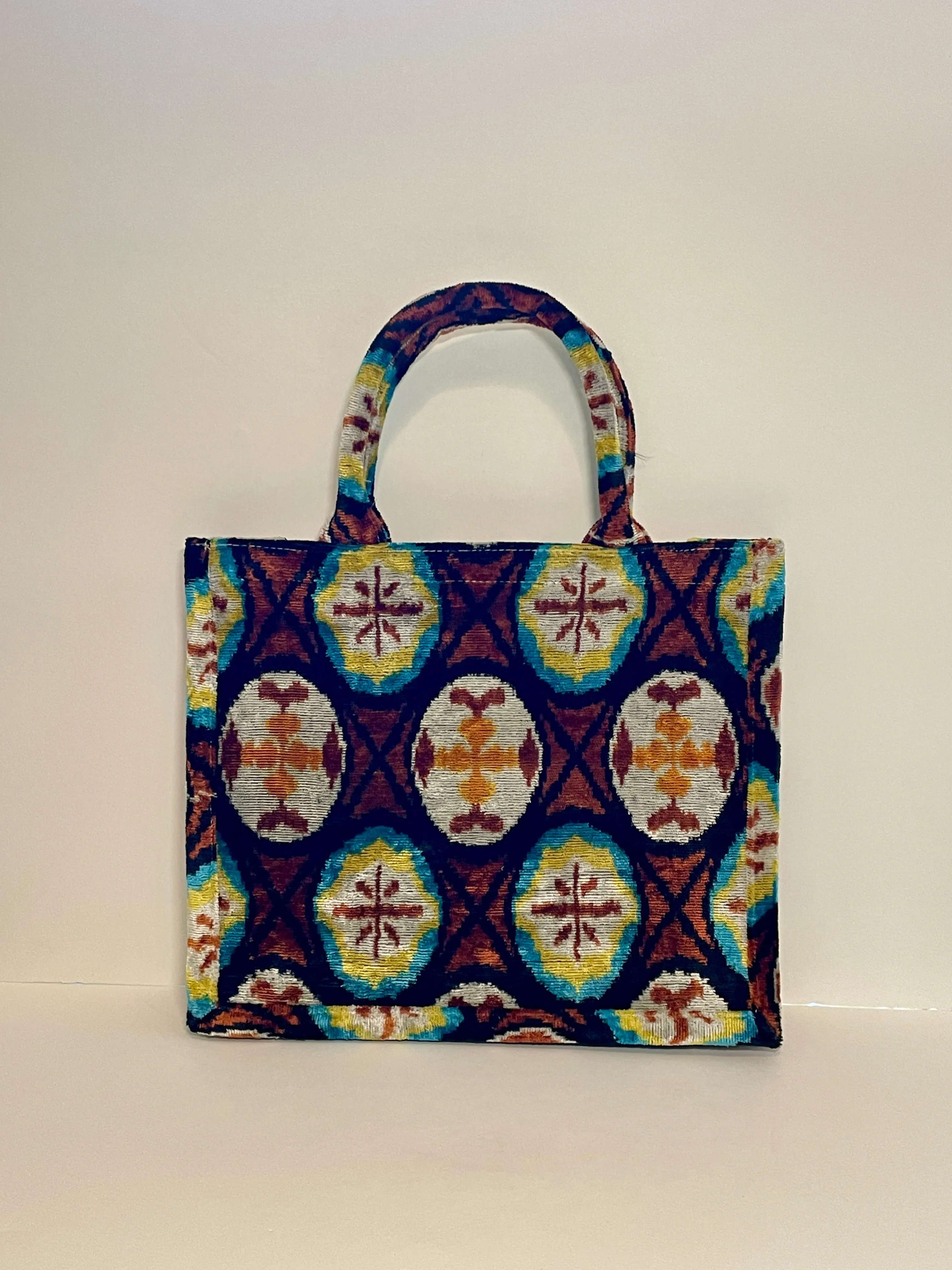 Large Tote Ikat Handle