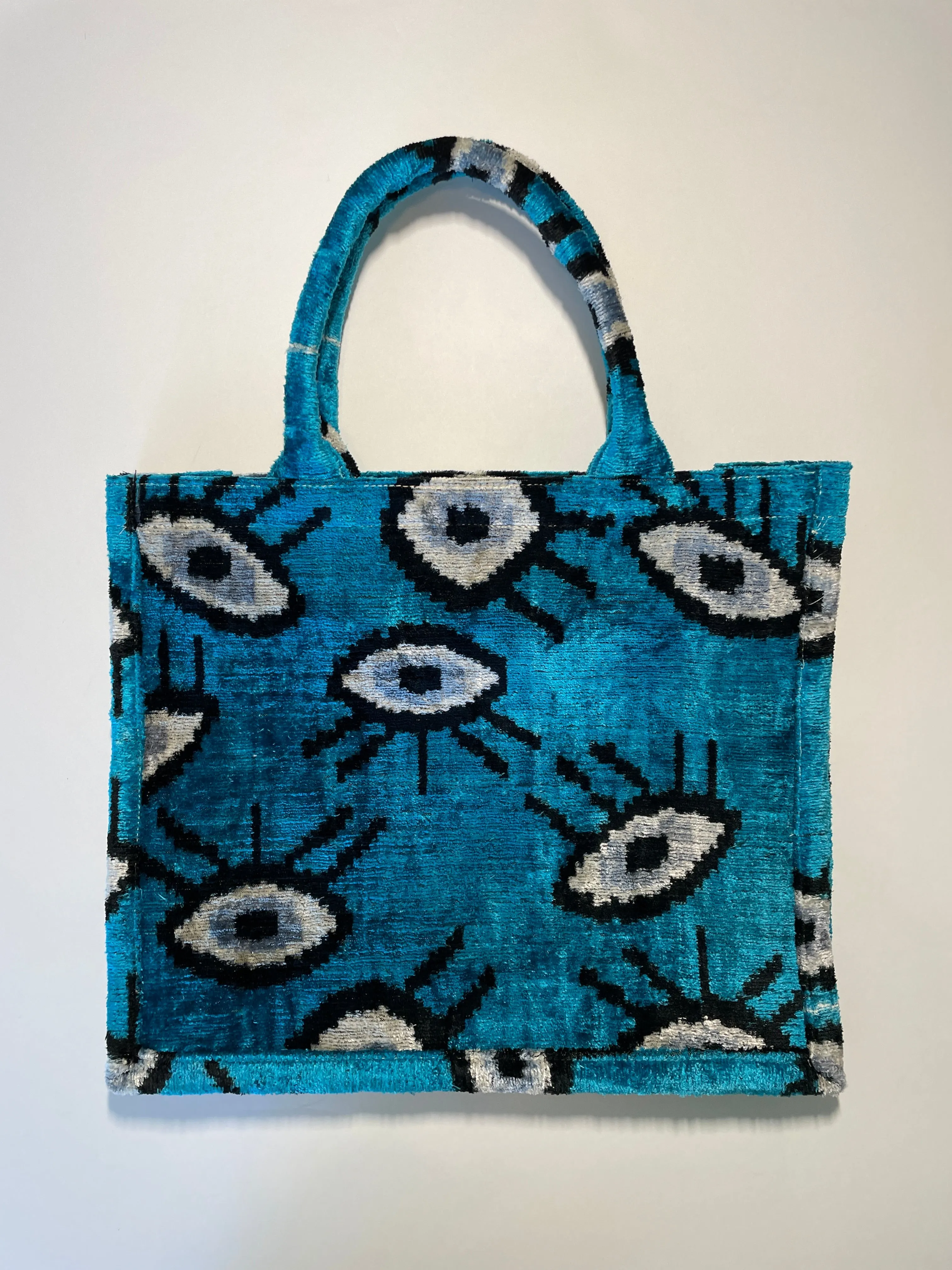 Large Tote Ikat Handle