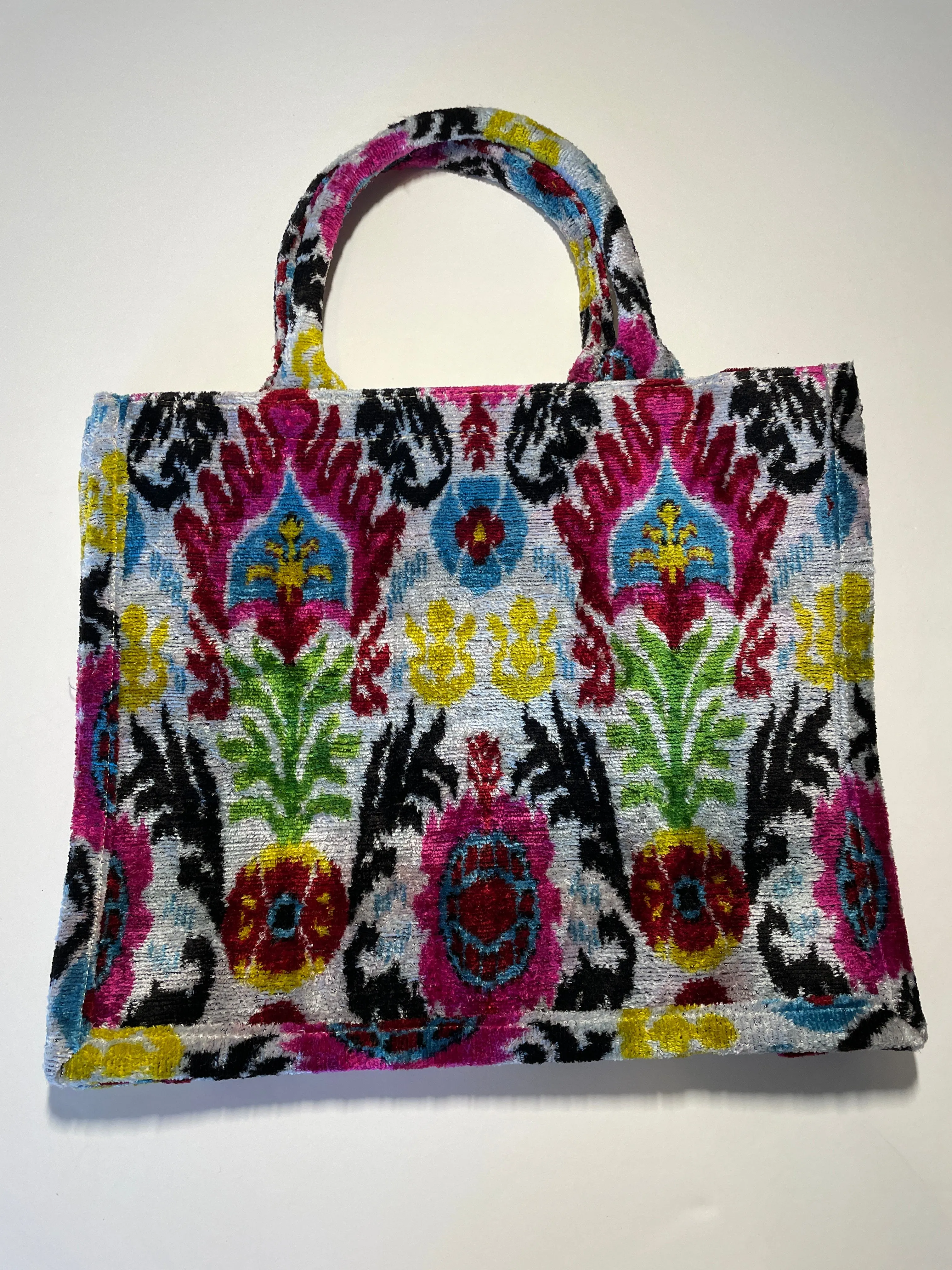 Large Tote Ikat Handle