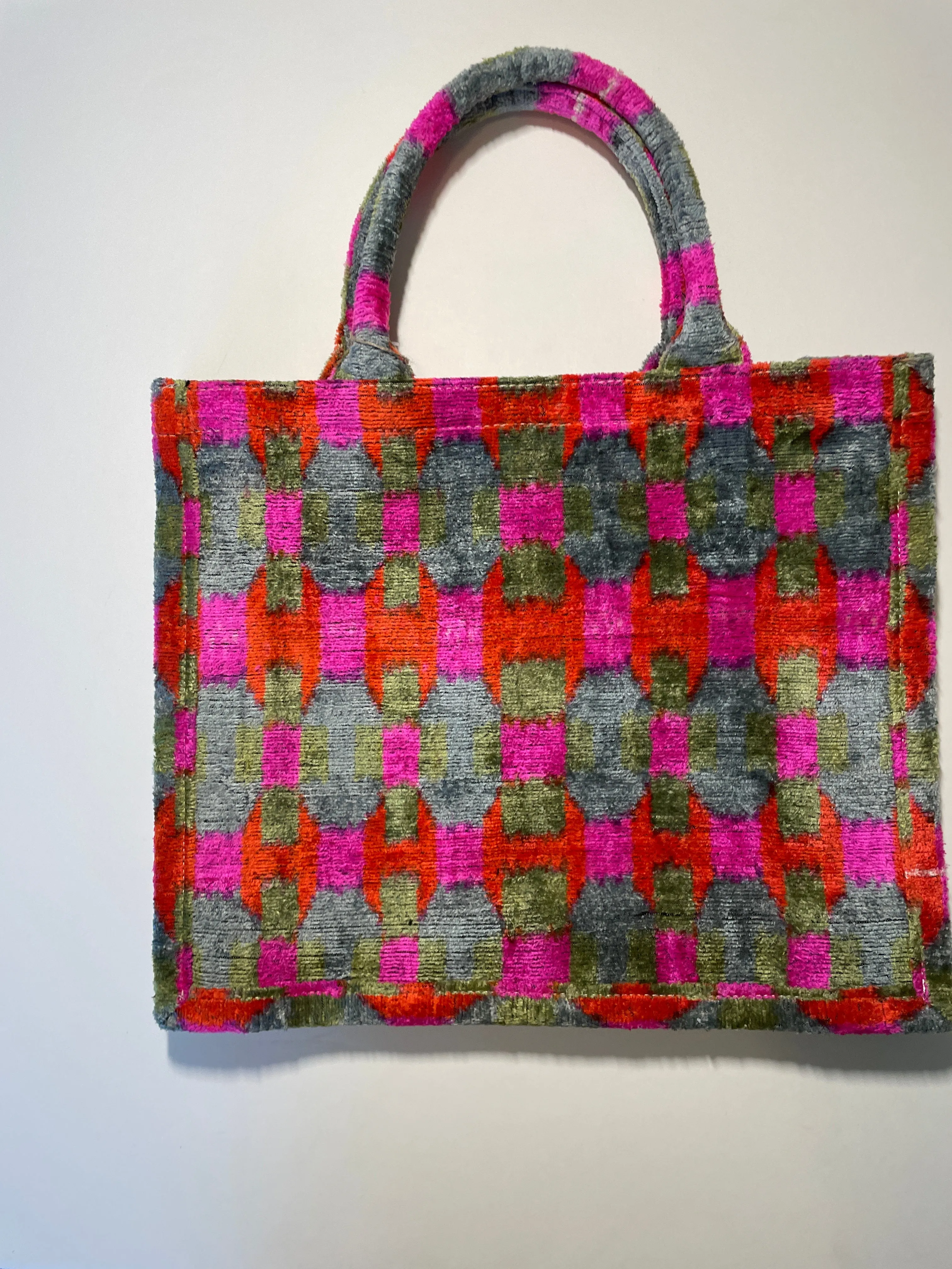 Large Tote Ikat Handle