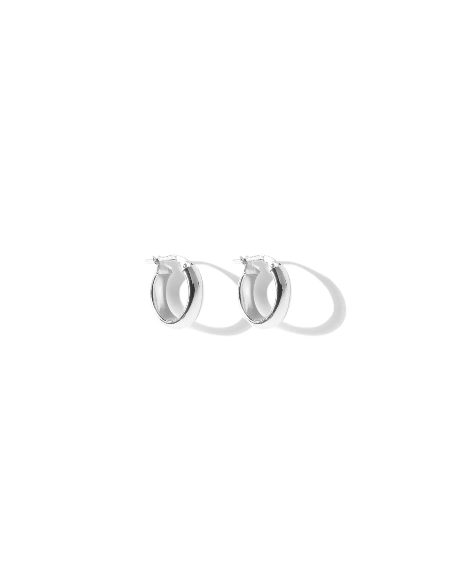 Leelah Hoop Earring <br> Silver