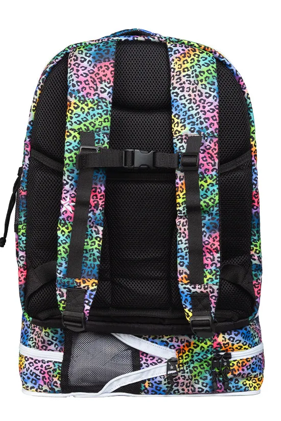 Limited Edition Rainbow Jungle Rebel Dream Bag Plus with White Zipper