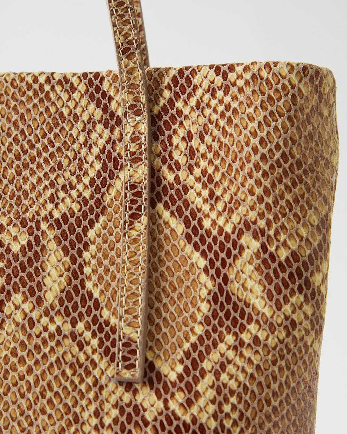 Lucy Bag Leather Print Snake