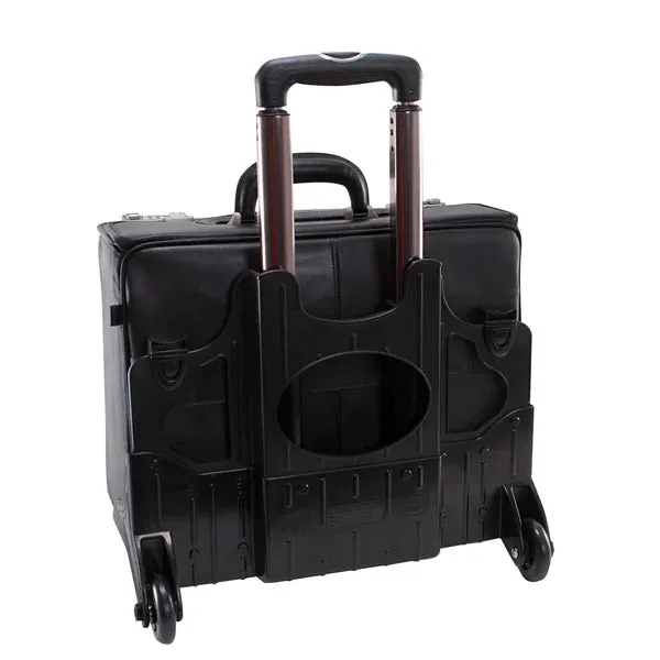 McKlein R Series SHERIDAN 84665 Leather Detachable Wheeled Catalog Case