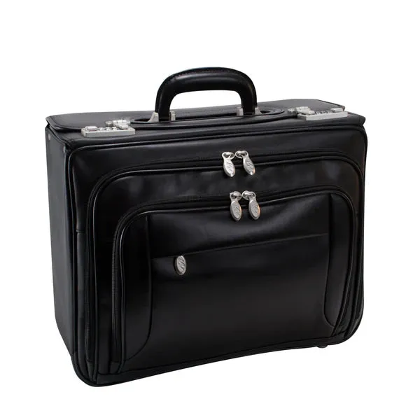 McKlein R Series SHERIDAN 84665 Leather Detachable Wheeled Catalog Case